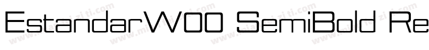 EstandarW00 SemiBold Regular字体转换